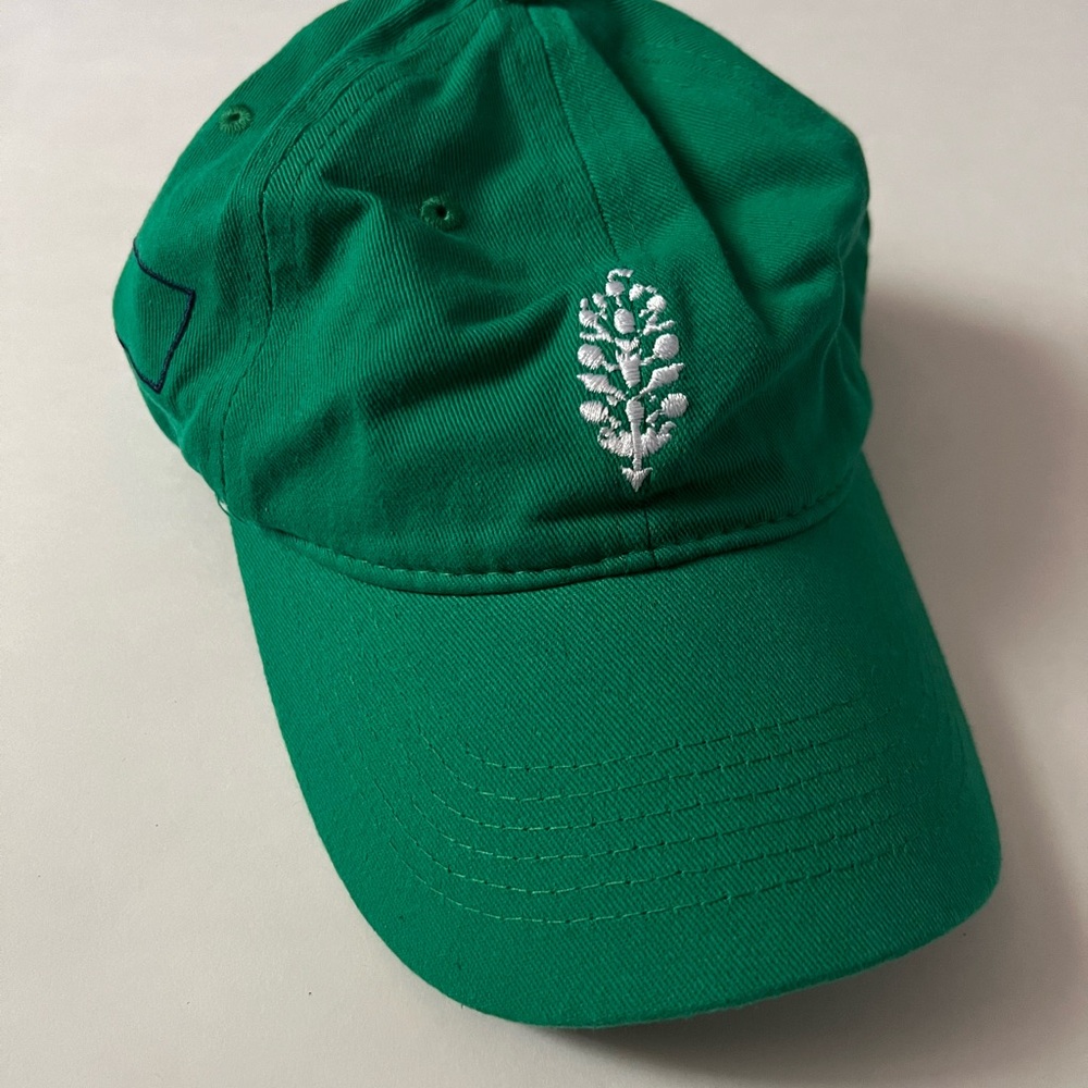Free People Green Embroidered Cap